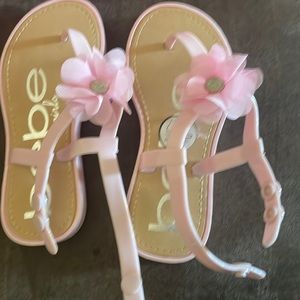 Bebe pink sandals.  Never worn. Perfect for summer